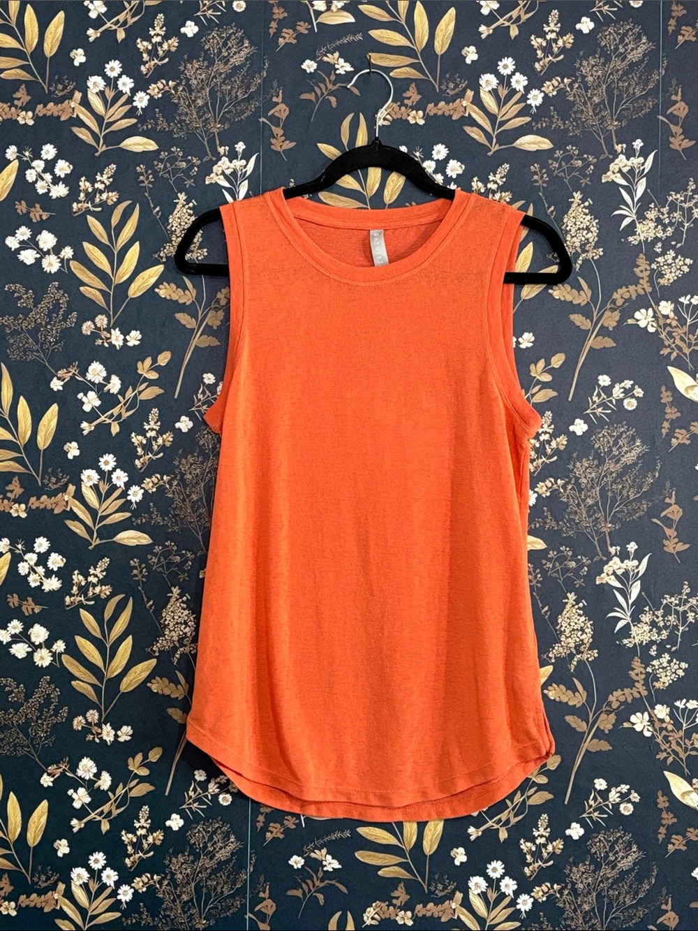 Athleta Bright Orange Sleeveless Tank Size S